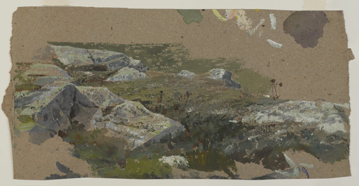 Studie von Felsen, 1870er-1880er von William Trost Richards