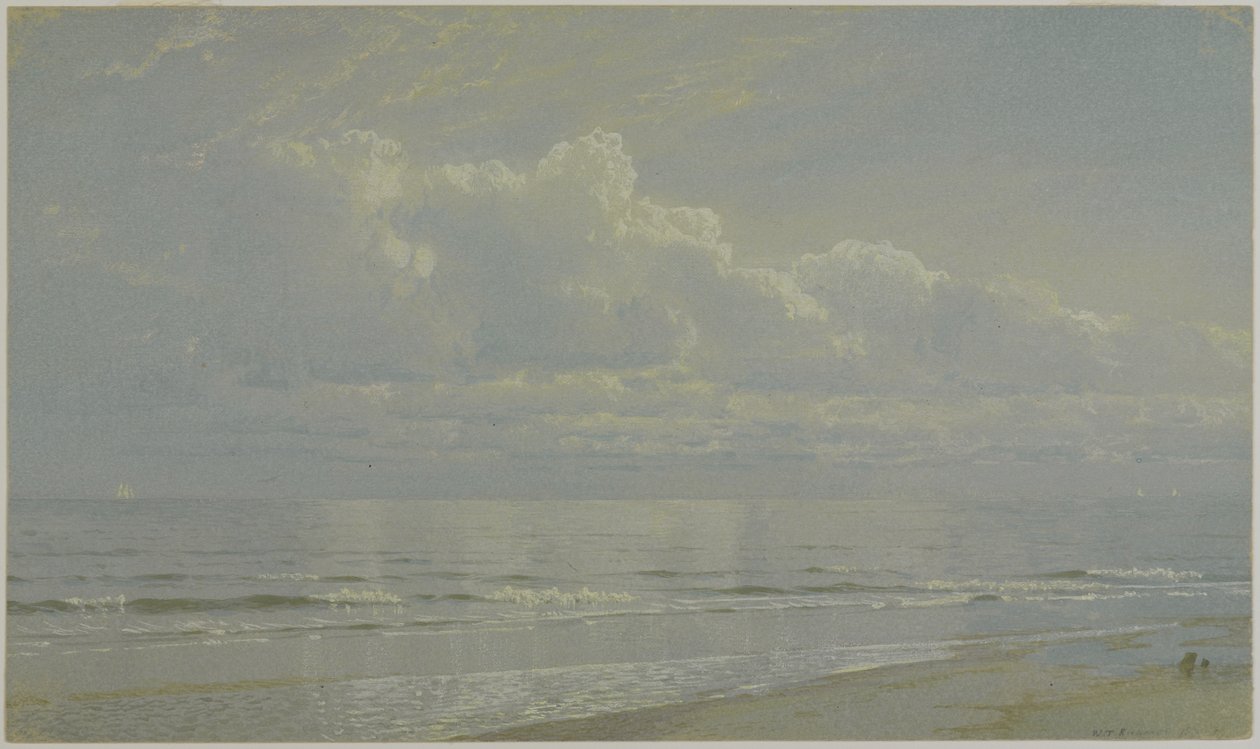 Gewitterwolken auf See: Die Perle, 1871 von William Trost Richards