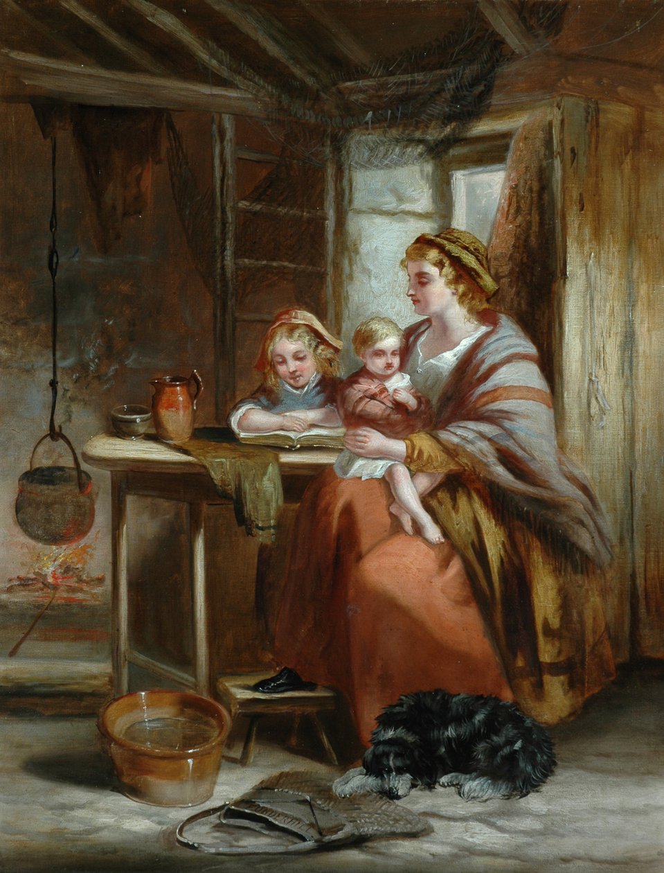 Innenraum eines Landhauses von William Underhill
