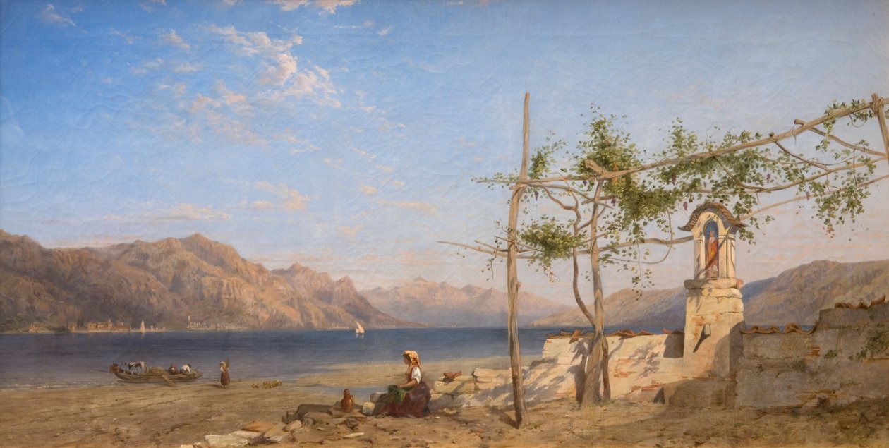 Spalierwein am Luganersee von William Wilthieu Fenn