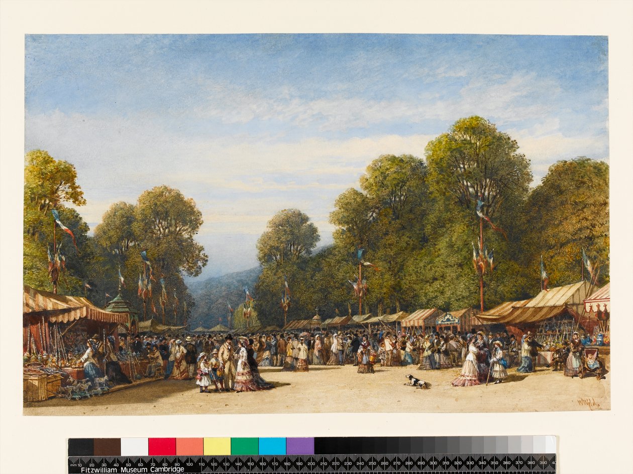 Fest in St. Cloud, ca. 1860 von William Wyld