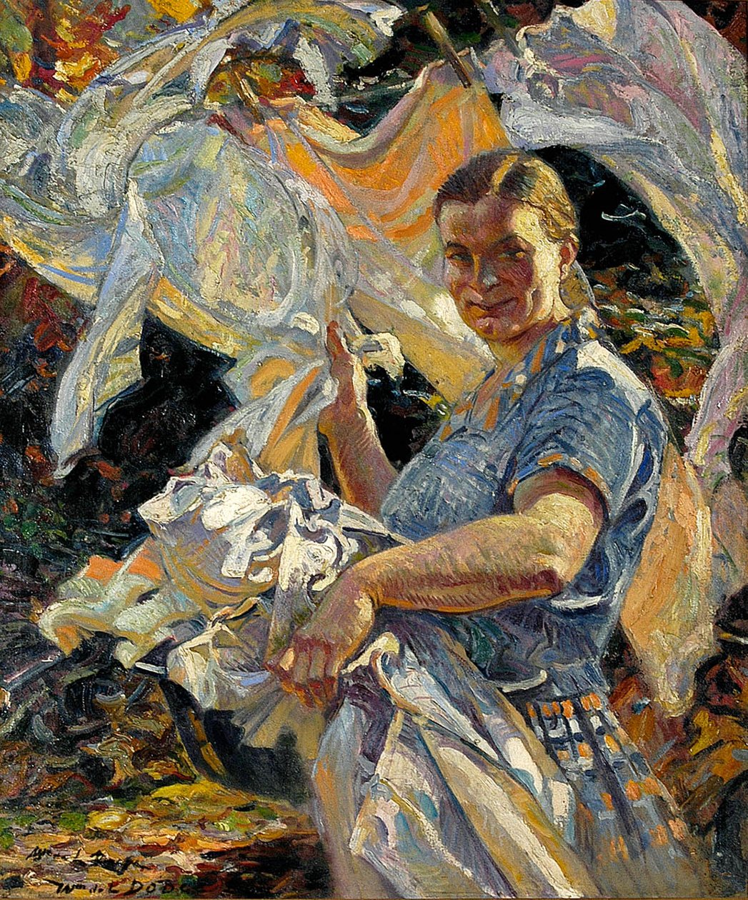 Die Wäscheleine von William de Leftwich Dodge