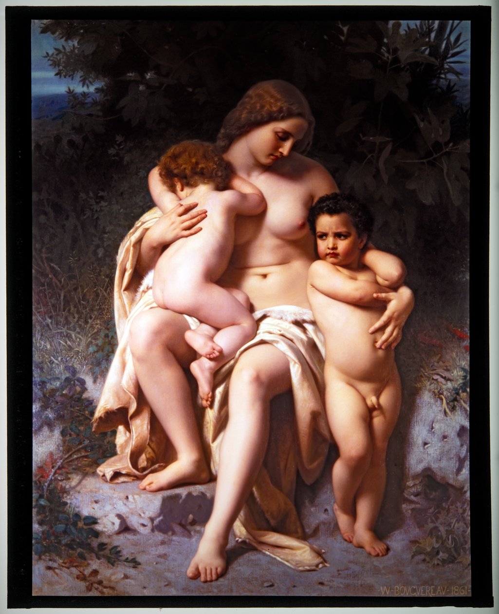 Der erste Zwist von William Adolphe Bouguereau
