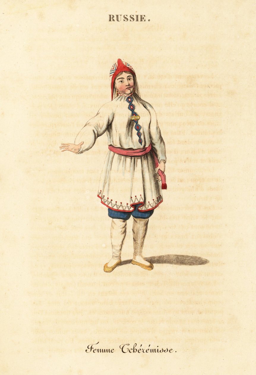 Sommerkleid einer Mari-Frau von William (after) Alexander