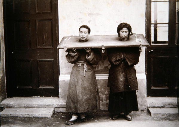 Chinesische Sträflinge, ca. 1880 von William (attr. to) Saunders