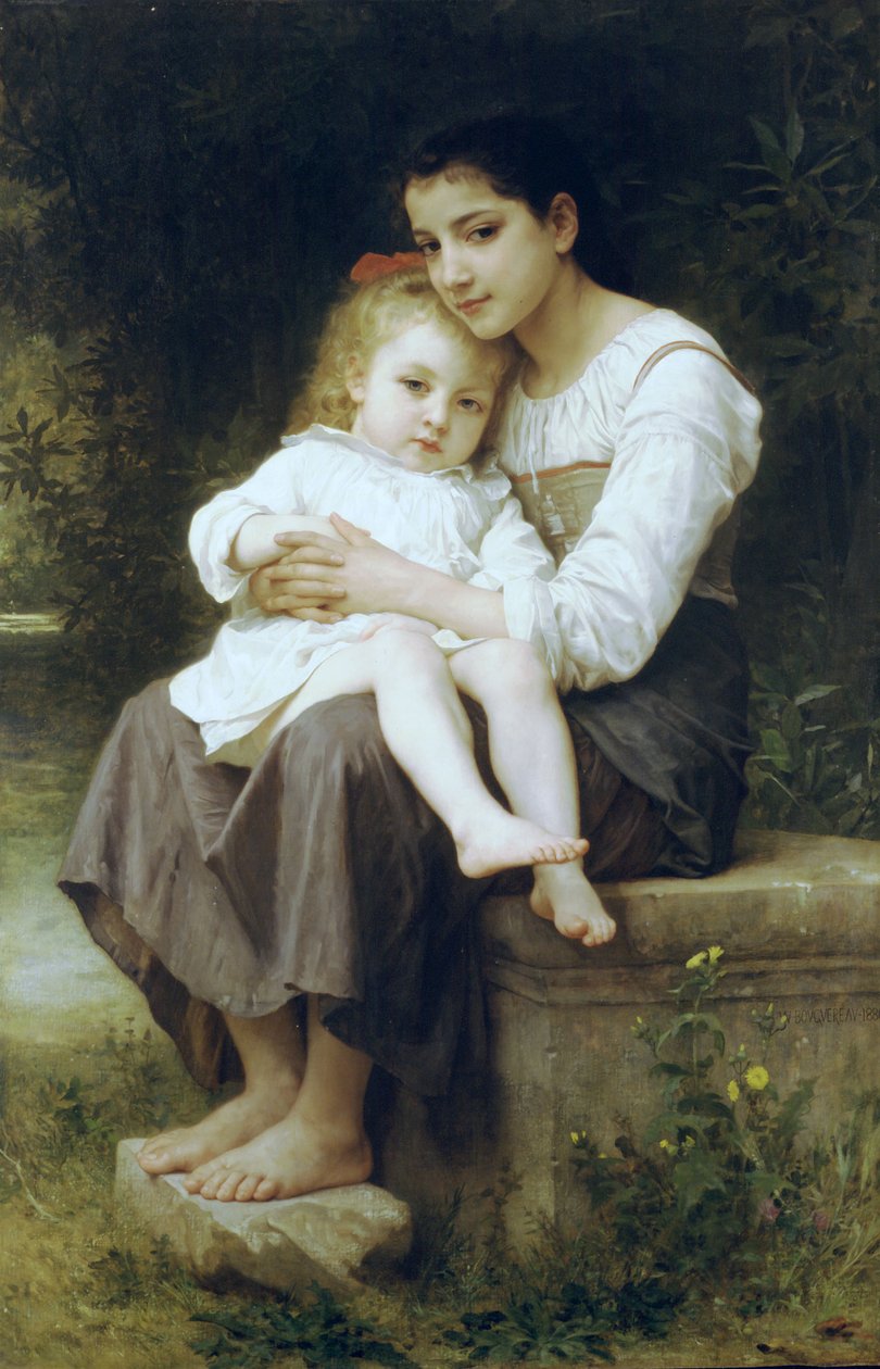 Große Schwester von William Adolphe Bouguereau
