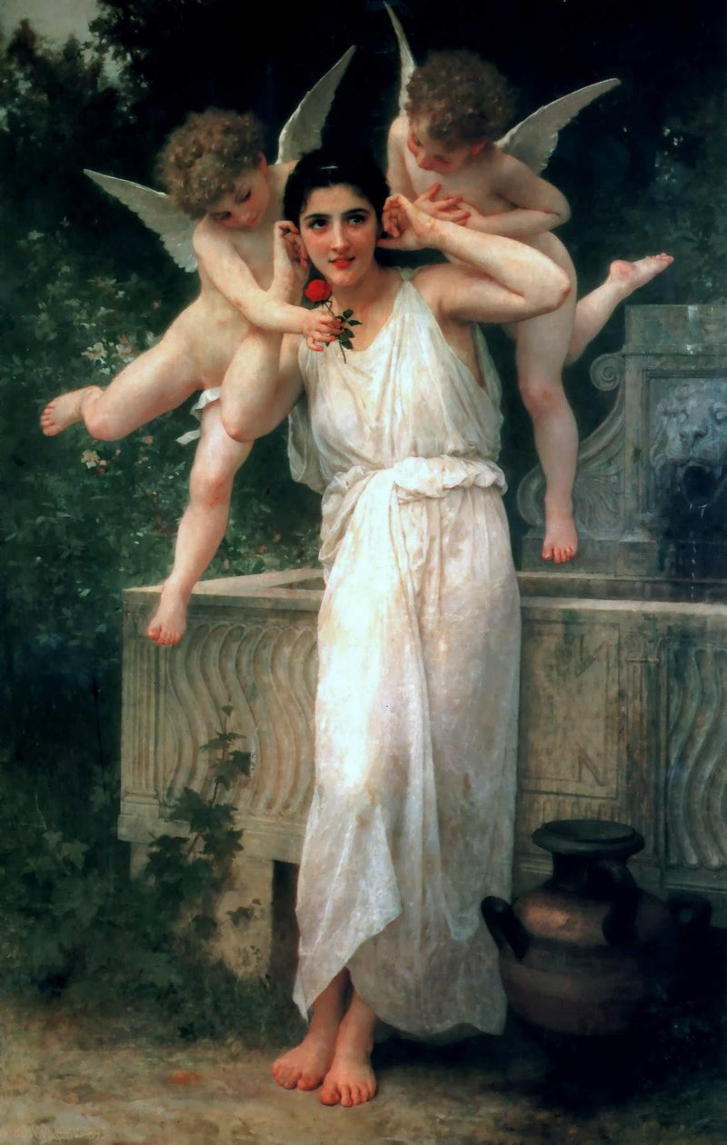 Das Erwachen des Herzens von William Adolphe Bouguereau