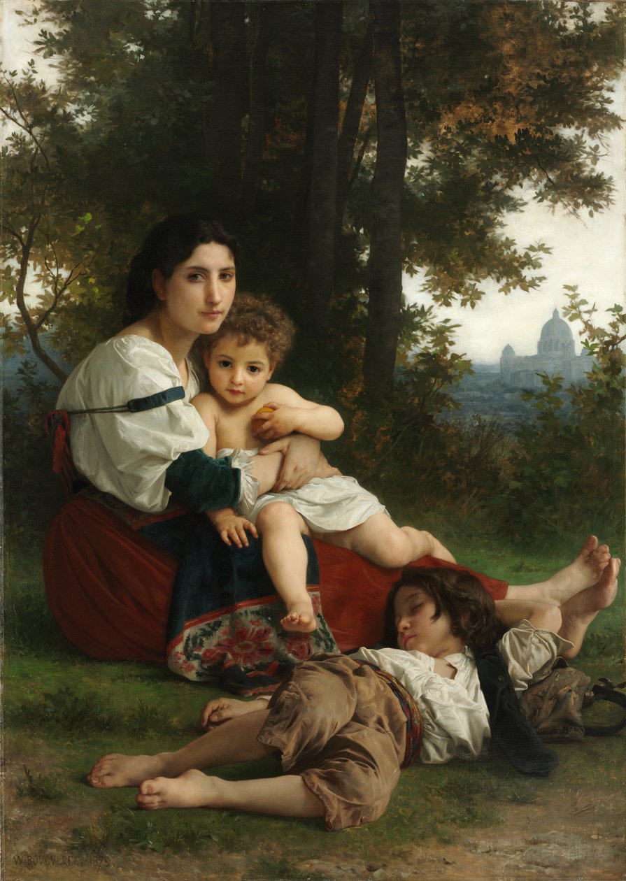 Ruhe, 1879 von William Adolphe Bouguereau