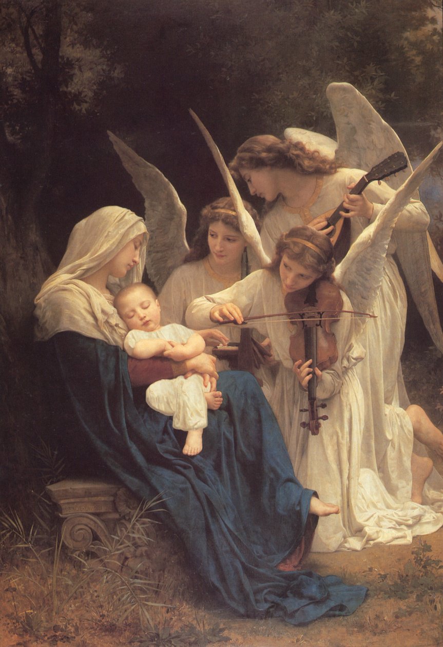 Lied der Engel, 1881 von William Adolphe Bouguereau