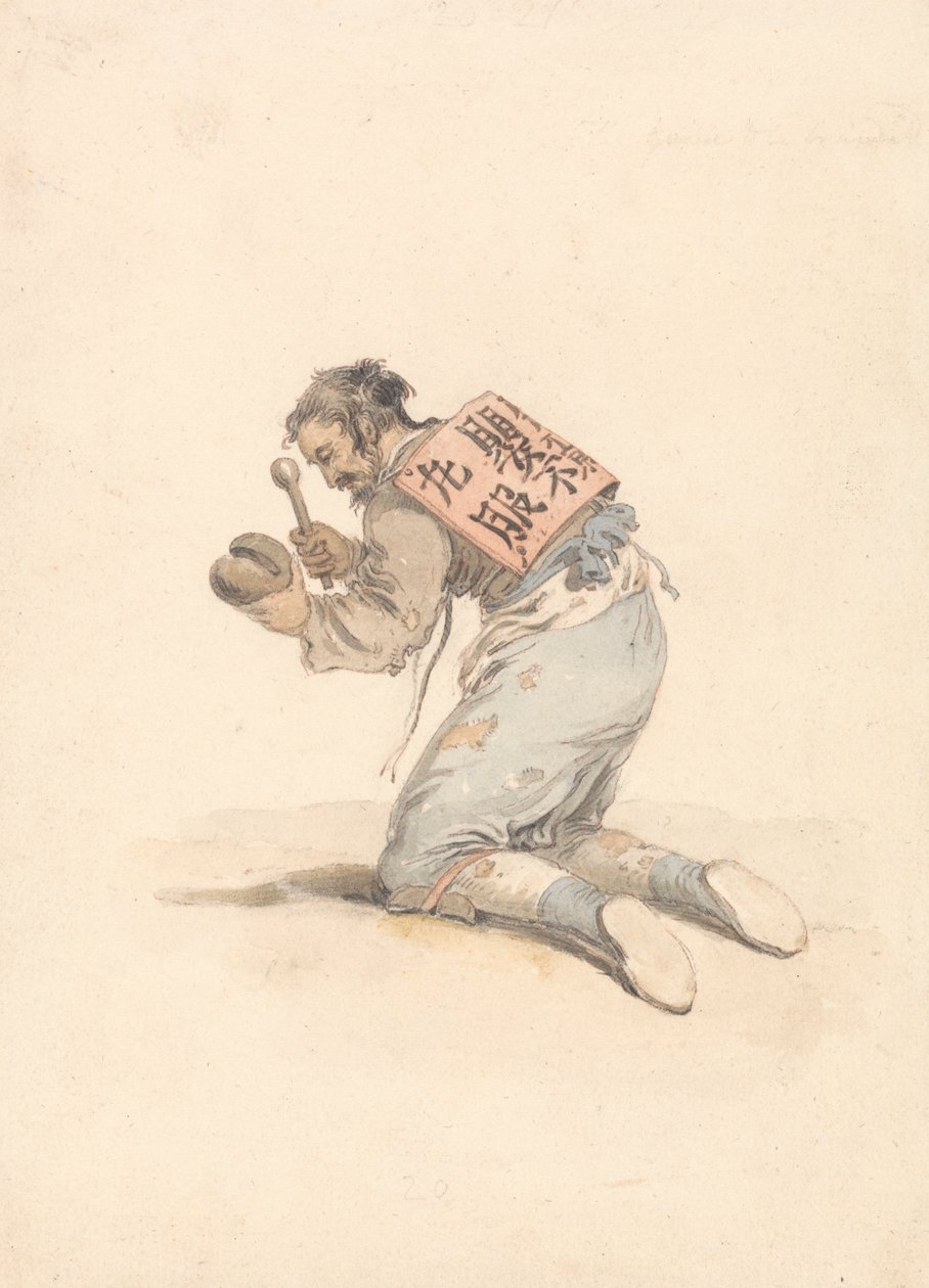 Ein chinesischer Bettler von William Alexander