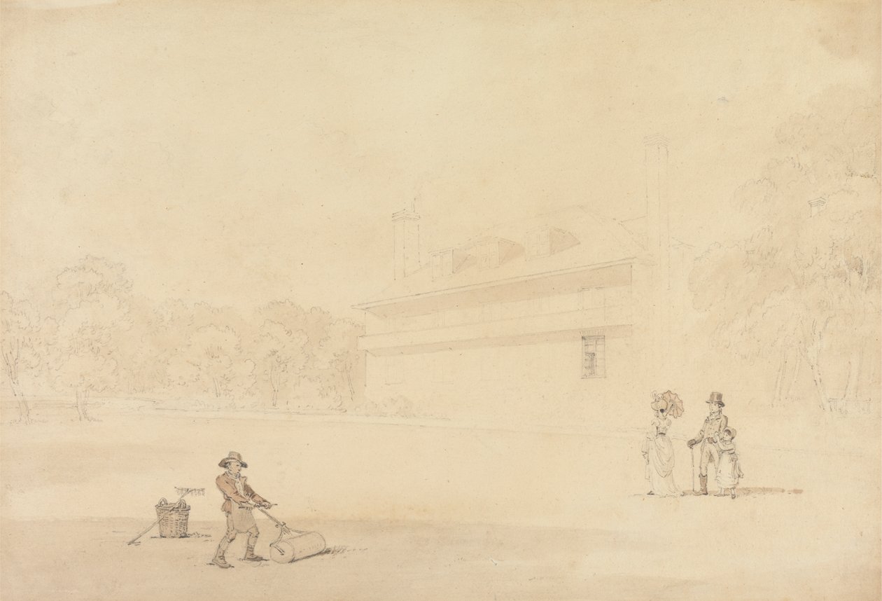 Lady Macartneys Villa in Chiswick von William Alexander
