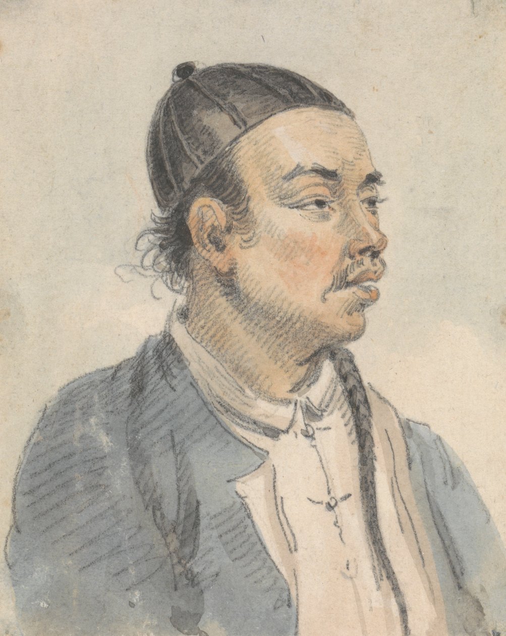 Porträt eines chinesischen Mannes von William Alexander