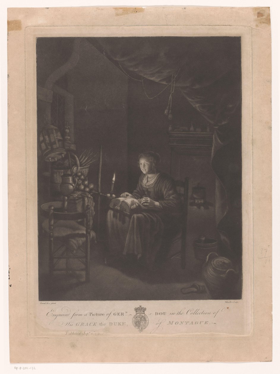 Spitzenklöpplerin von William Baillie
