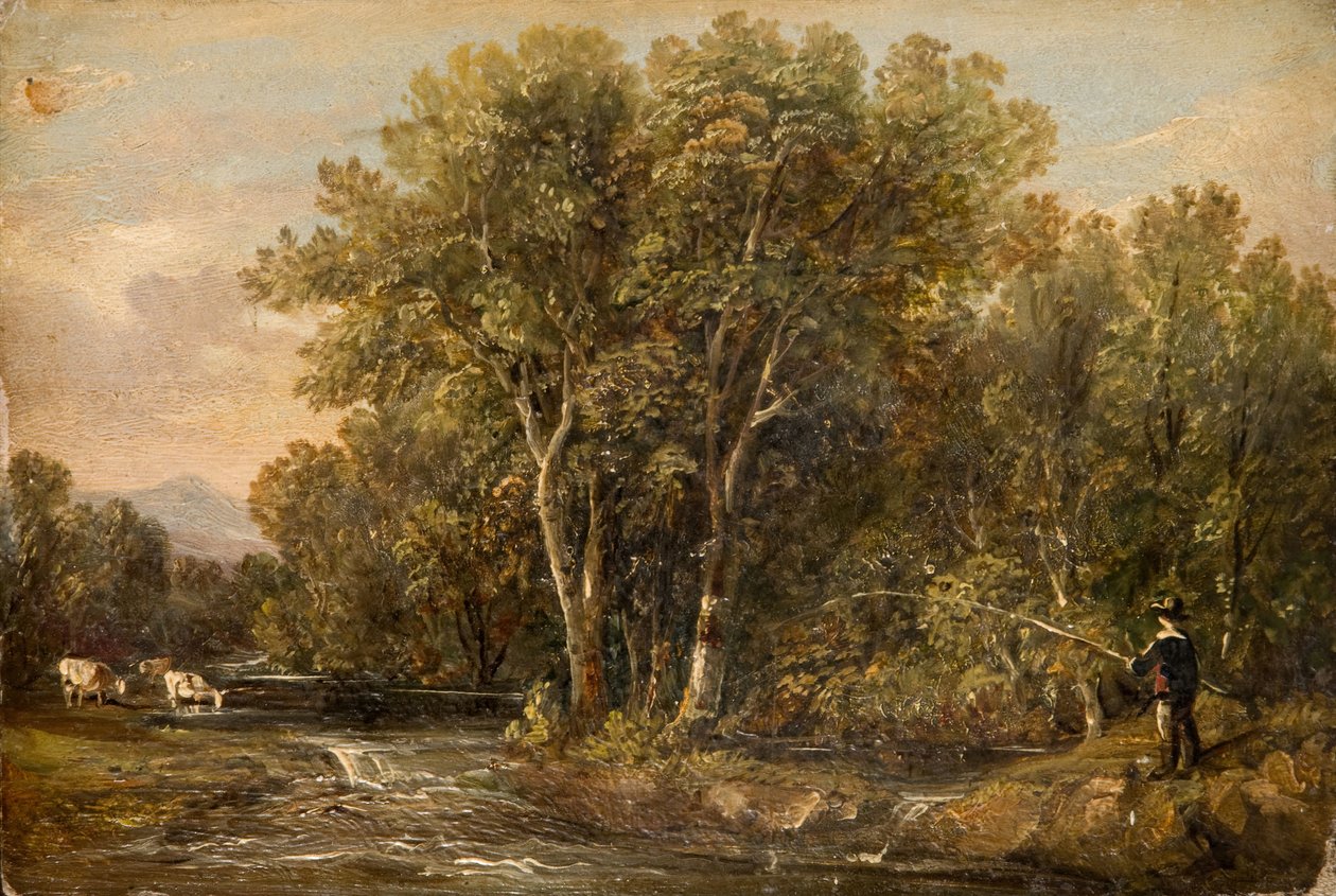 Waldlandschaft, 1851 von William Bath
