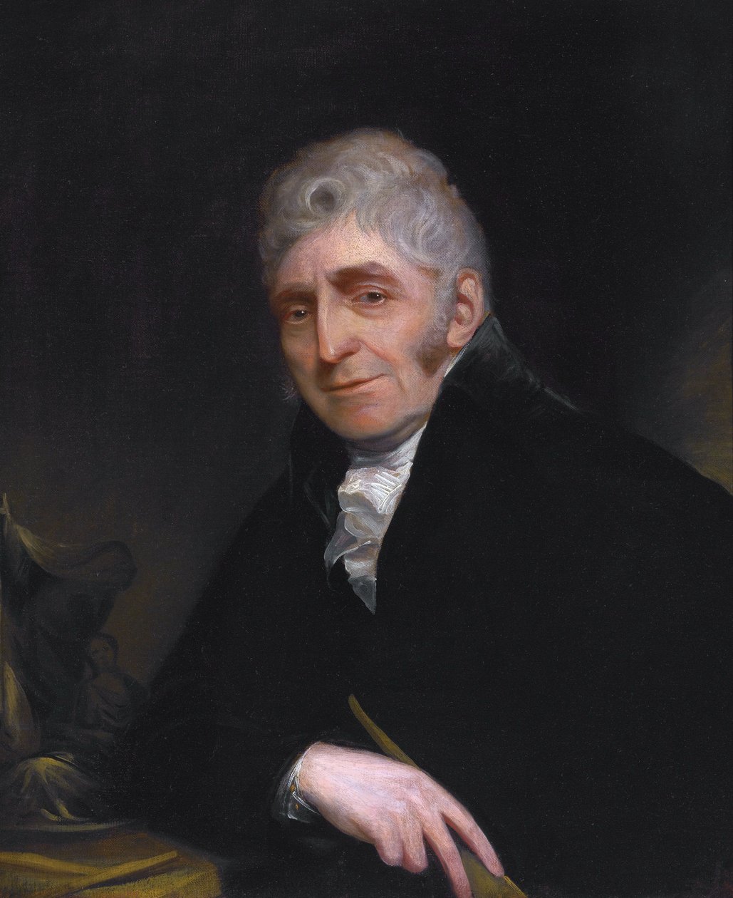 Porträt von Joseph Nollekens (1737-1823) von William Beechey