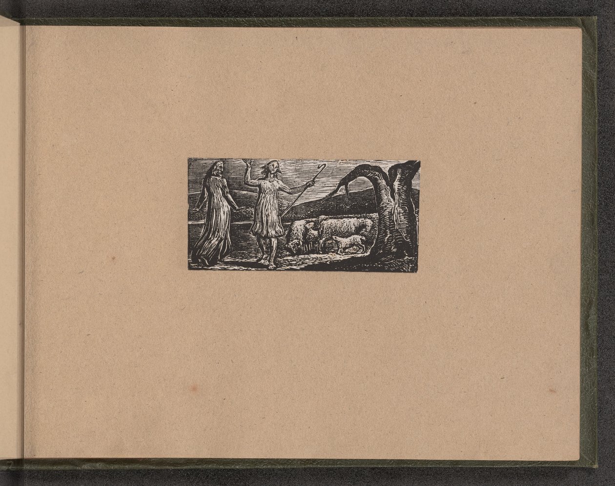 Colinet geht traurig fort von William Blake