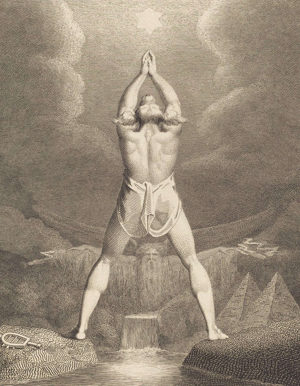 Befruchtung Ägyptens von William Blake