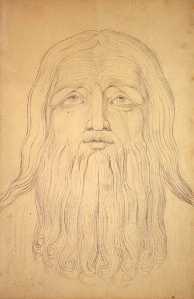Kopf von Hiob von William Blake