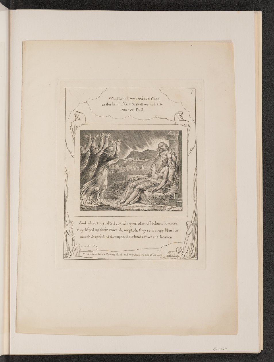 Hiobs Tröster von William Blake