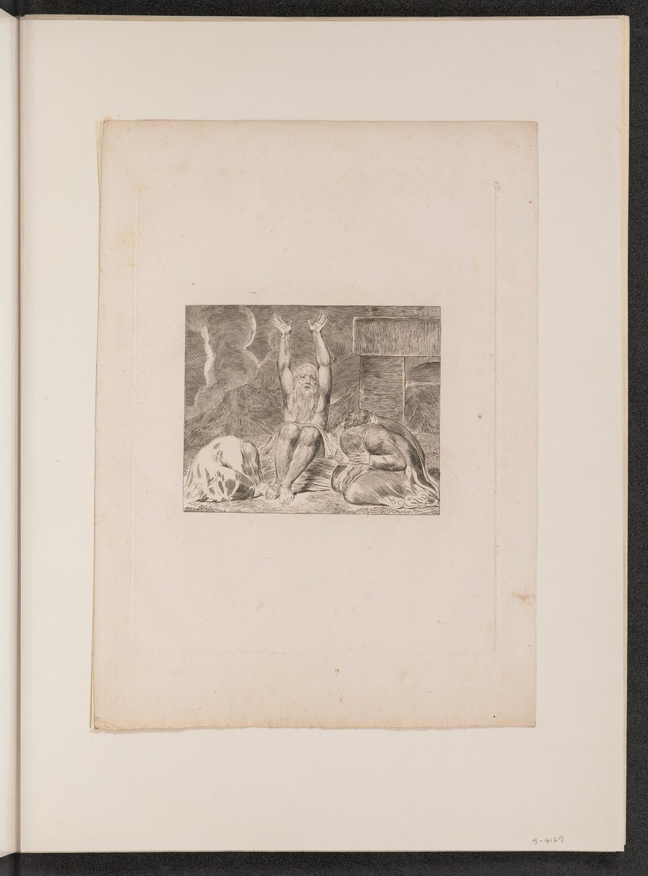 Hiobs Verzweiflung von William Blake