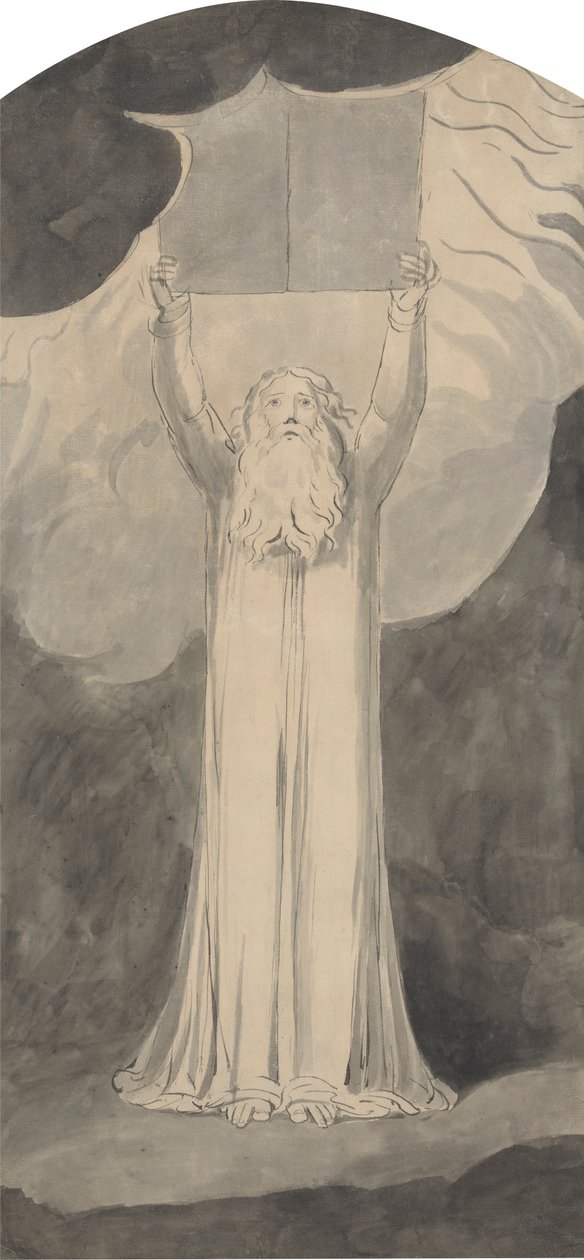 Moses empfängt das Gesetz von William Blake