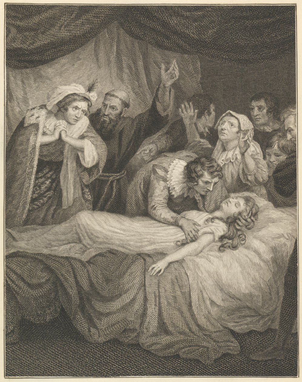 Der Tod von Julia von William Blake