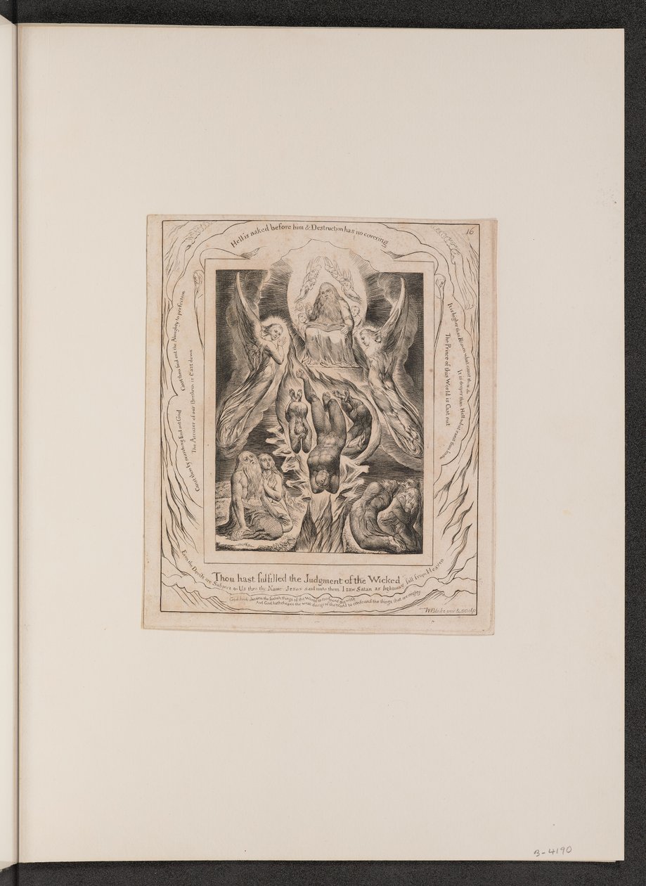 Der Fall Satans von William Blake