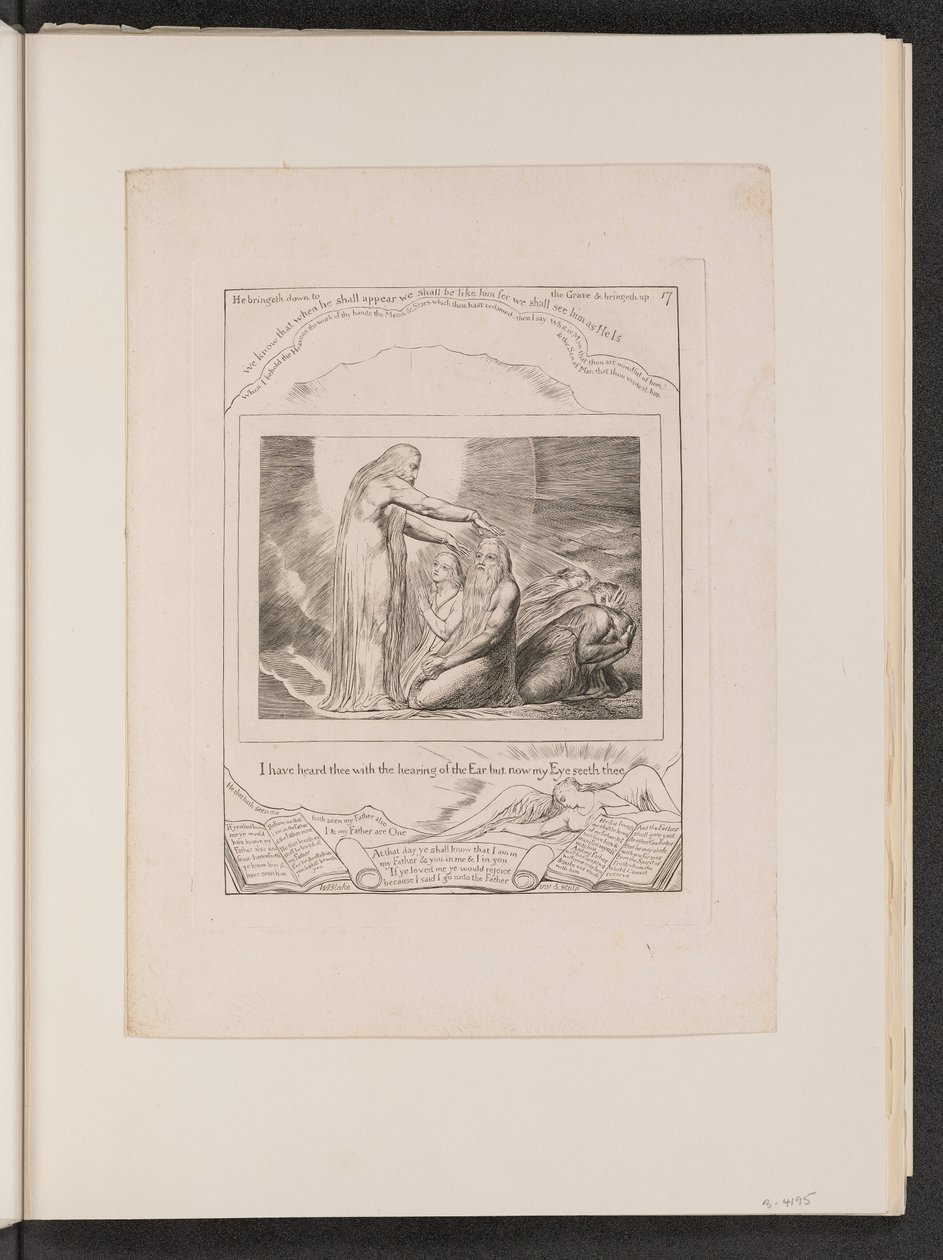 Die Vision von Christus von William Blake