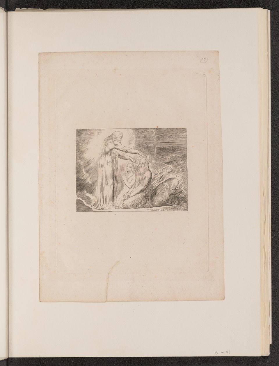 Die Vision Christi von William Blake