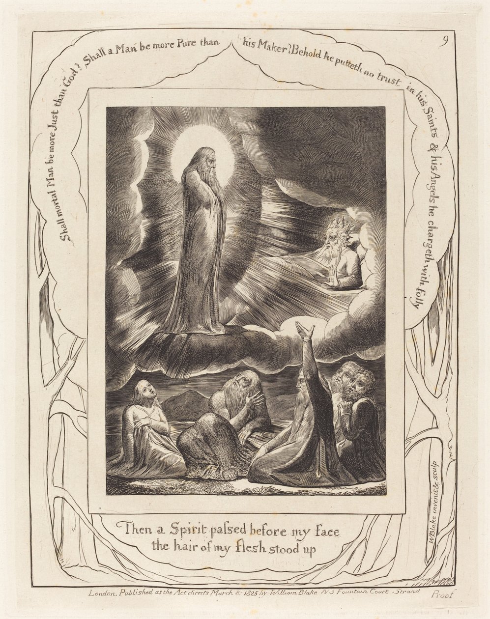 Die Vision von Eliphaz von William Blake