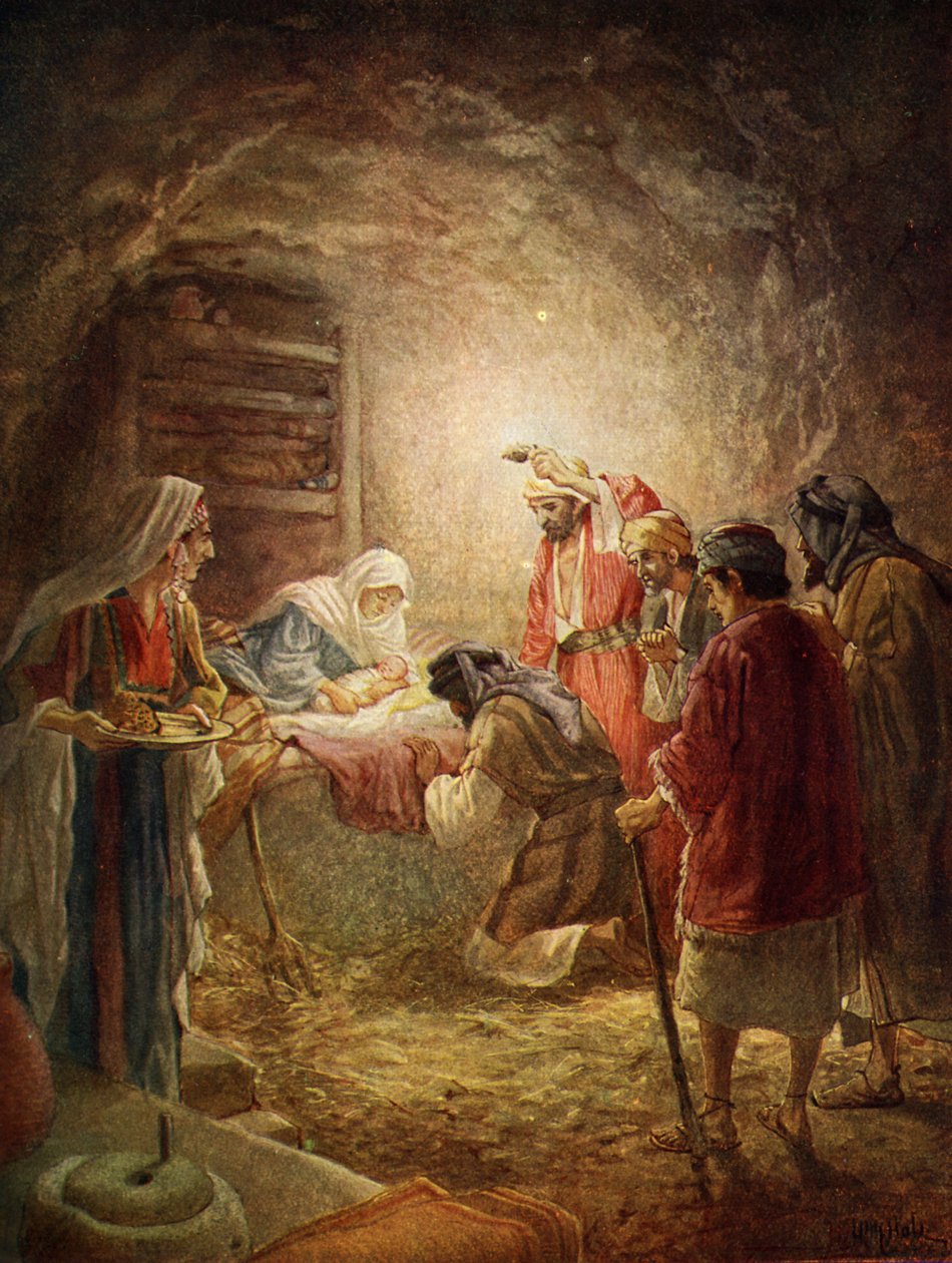 Geburtsszene - Bibel von William Brassey Hole