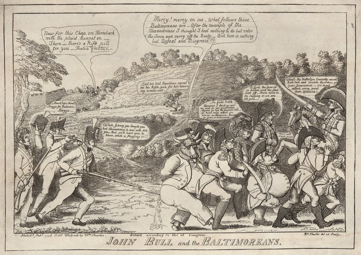 John Bull und die Baltimoreaner von William Charles
