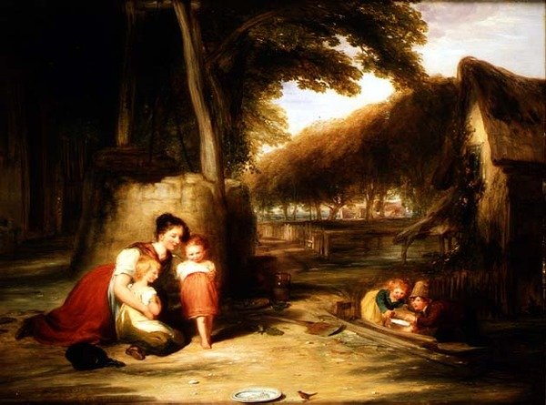 Das wagemutige Rotkehlchen von William Collins