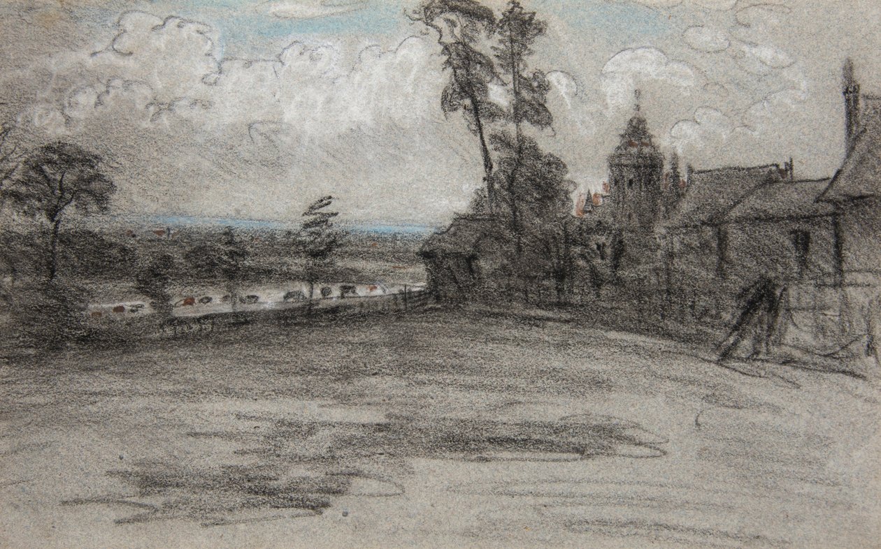 London vom Priory, Hampstead. Schauer von William Crotch