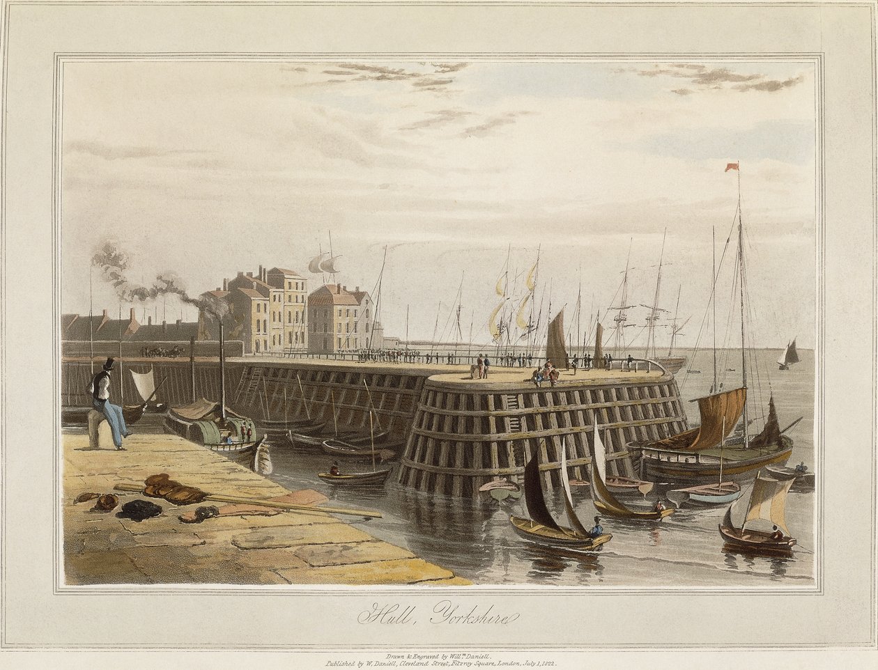 Hull, Yorkshire von William Daniell