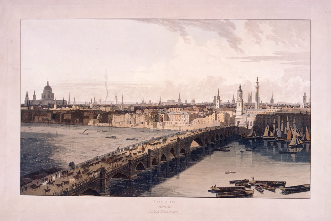 London Bridge von William Daniell