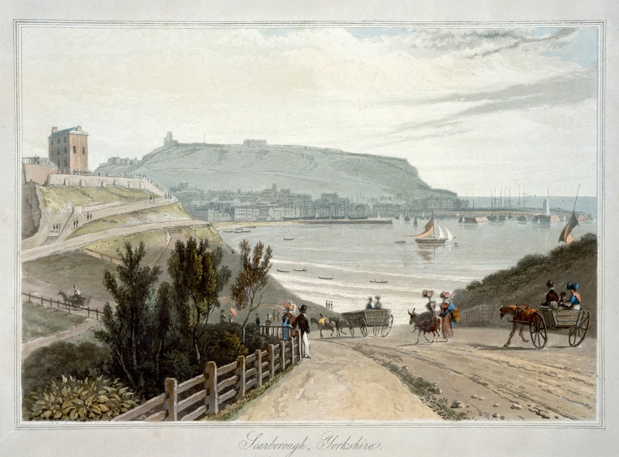 Scarborough, Yorkshire von William Daniell