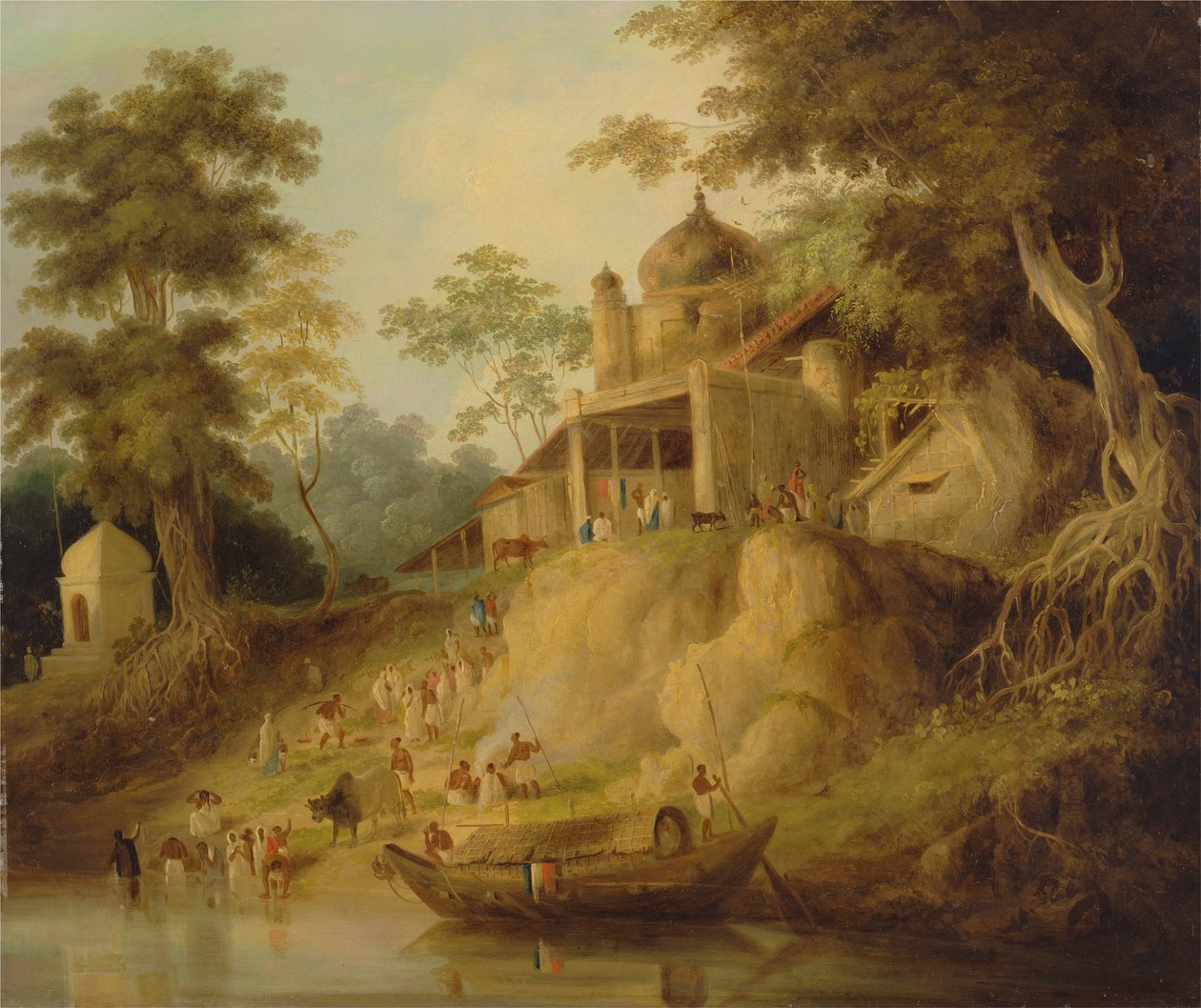 Die Ufer des Ganges von William Daniell
