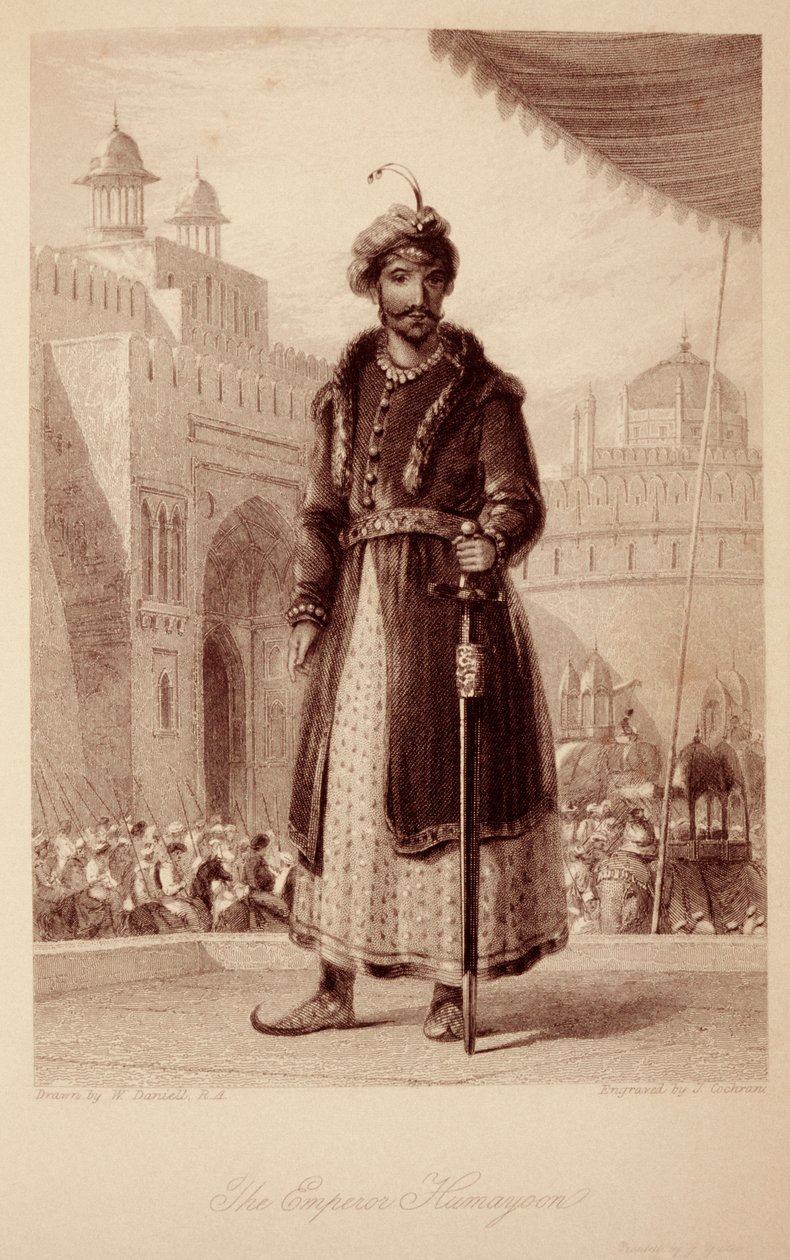 Der Kaiser Humayoon von William Daniell