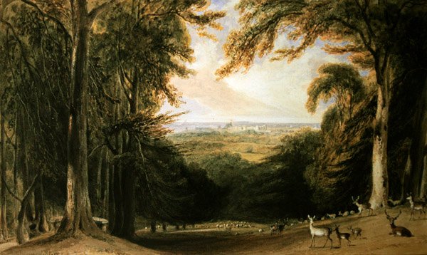 Waldlandschaft, Windsor von William Daniell