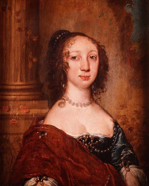 Porträt einer Dame, halbe Länge von William Dobson