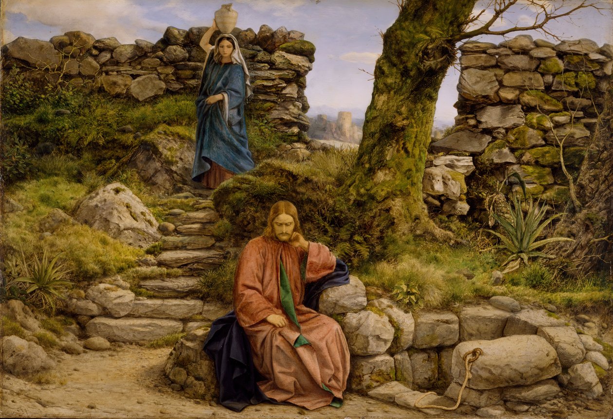 Die Frau von Samaria (1860) von William Dyce