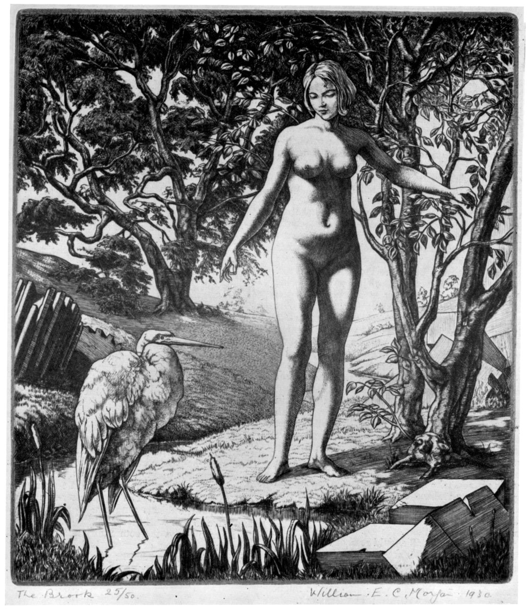 Der Bach, 1930 von William EC Morgan