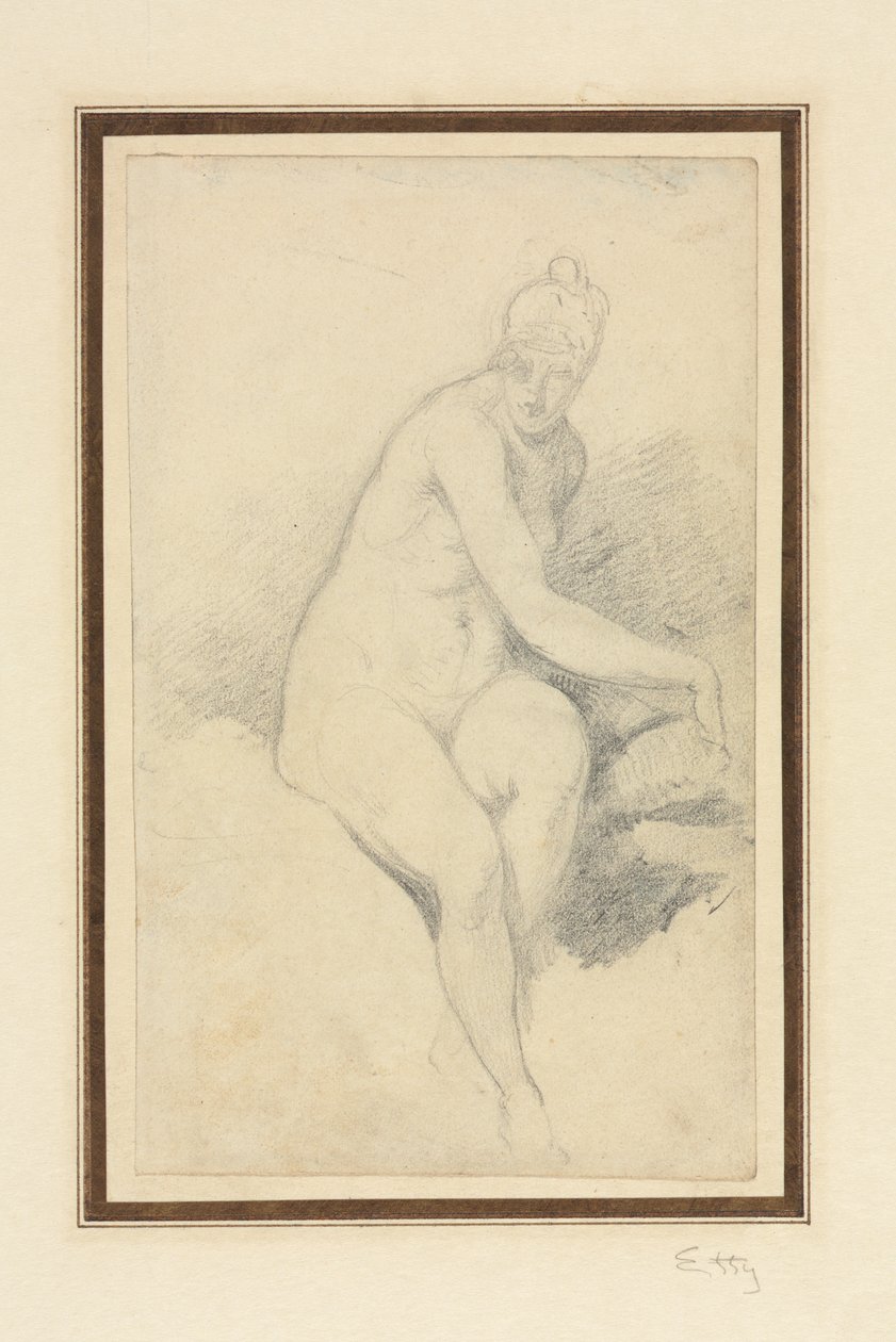 Sitzender Akt von William Etty