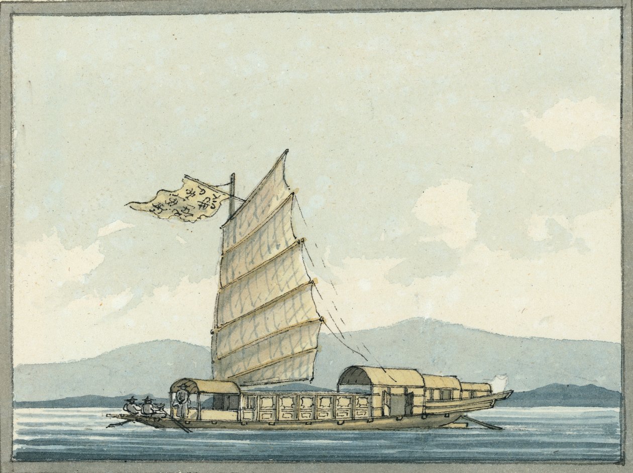 Chinesisches Passagierschiff von William Ffarington