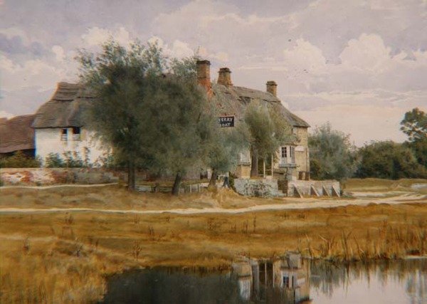 Das Fährboot Gasthaus, Holywell von William Fraser Garden