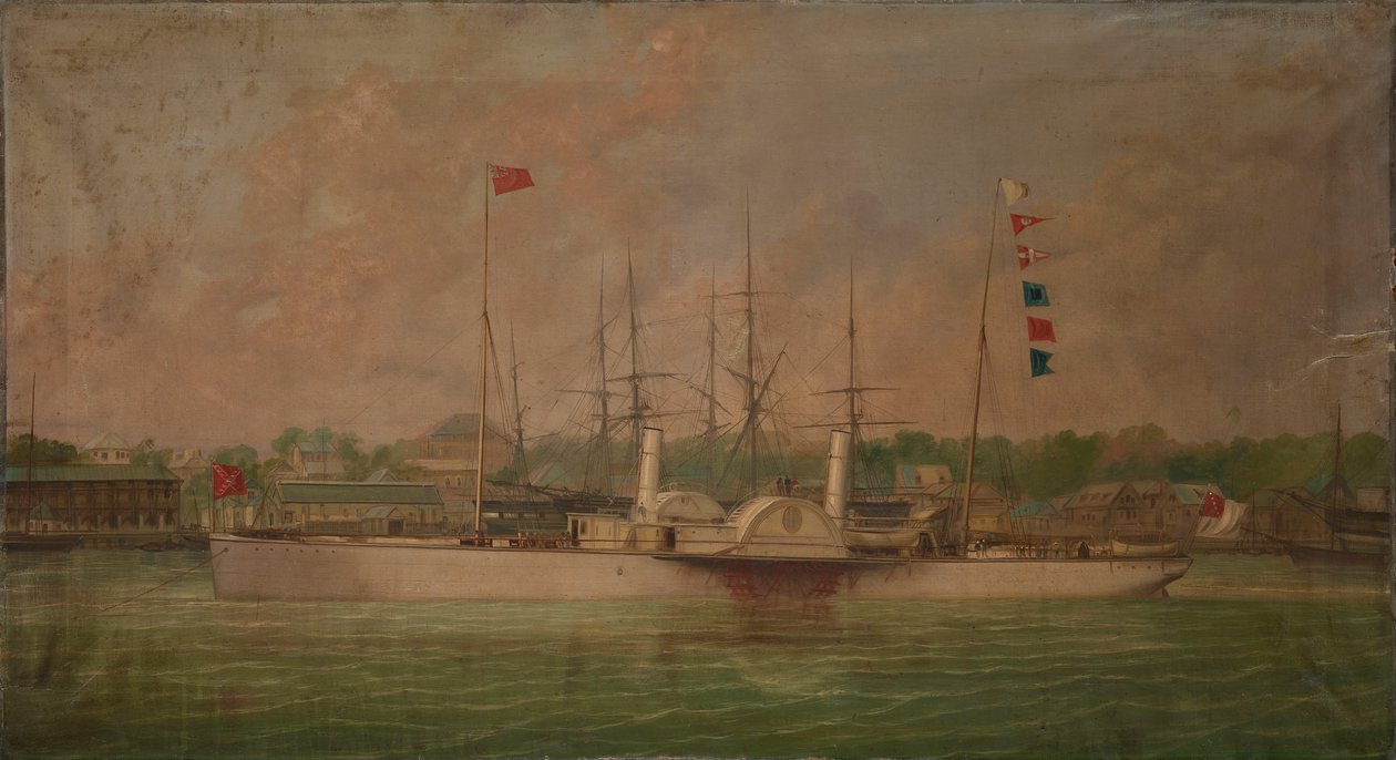 Das Raddampfschiff 