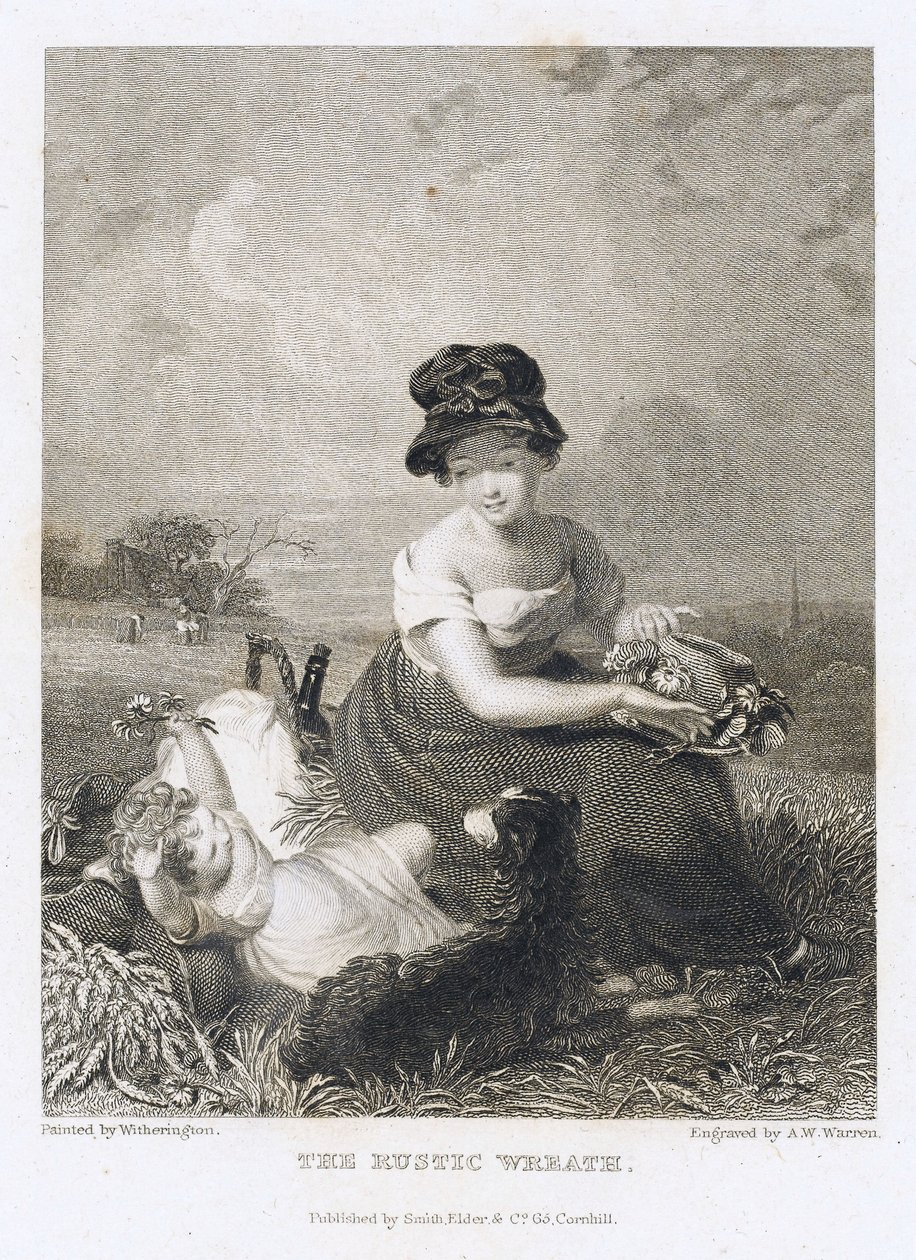 Der rustikale Kranz von William Frederick Witherington