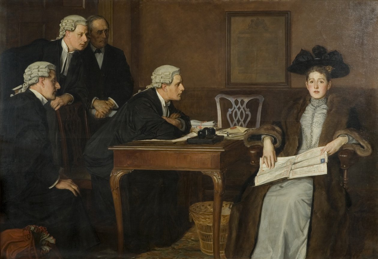 Angeklagter und Anwalt von William Frederick Yeames