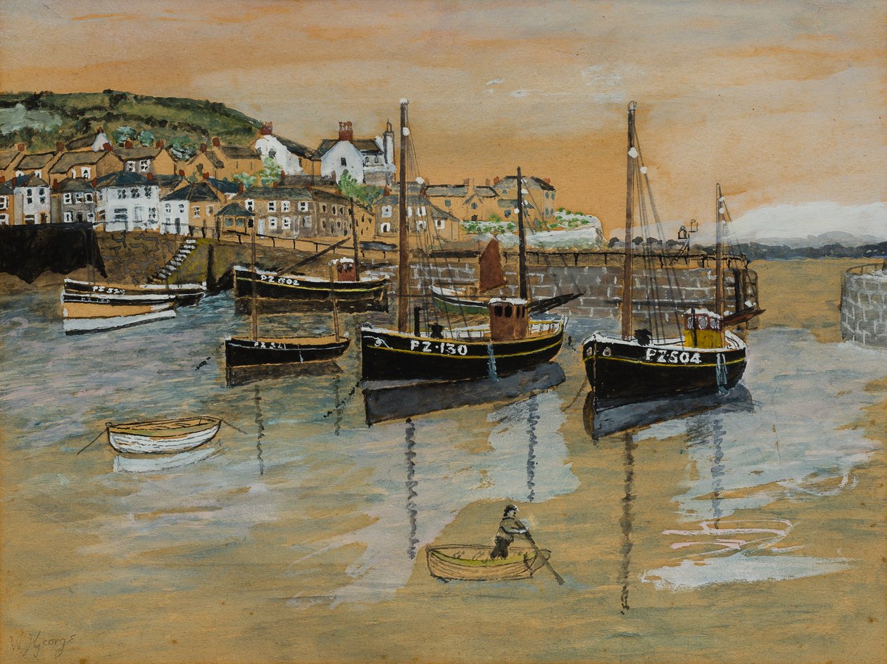 Mousehole Hafen von William George
